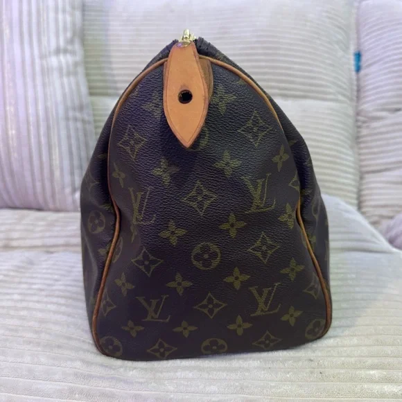 Louis Vuitton Dark Brown Monogram Satchel - Picture 2 of 8